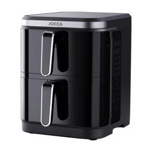 JOCCA 11L DOUBLE AIR FRYER BLACK