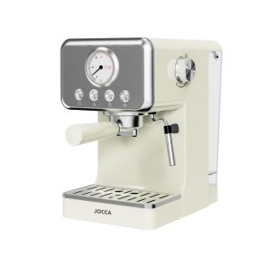 Καφετιέρα Espresso Retro JOCCA 15 Bar με Αφαιρούμενο Δοχείο 1,7L – Crème