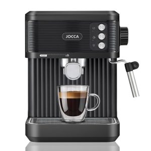 JOCCA 20 BAR ESPRESSO MACHINE WITH STEAM WAND AND 1.8 LITRE WATER TANK BLACK