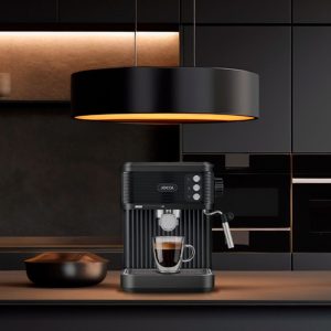 JOCCA 20 BAR ESPRESSO MACHINE WITH STEAM WAND AND 1.8 LITRE WATER TANK BLACK 4 J 2713 3