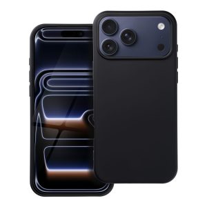 Θήκη σιλικόνης για IPHONE 17 Pro Max Μαύρη