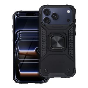 Θήκη NITRO για iPhone 17 Pro Max – Μαύρη, Αντι-Shock Θωρακισμένη με Μαγνητικό Ring & Stand