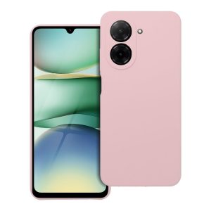 Θήκη για XIAOMI REDMI A5 με Προστασία Κάμερας, Premium Σιλικόνη 2mm & Εσωτερική Μικροΐνα sand pink