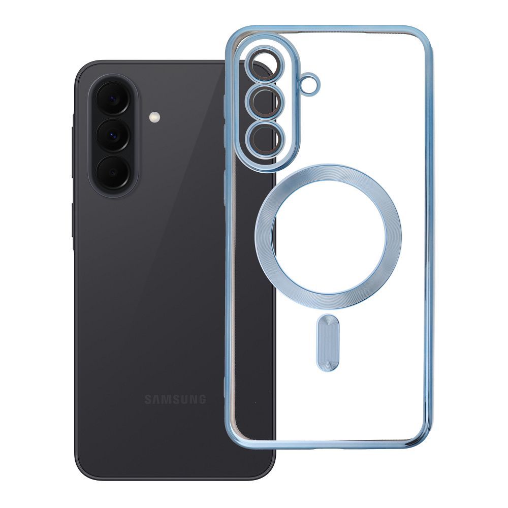 Case for Samsung A37 Electro Mag Cover compatible with MagSafe blue Case for Samsung A37 Electro Mag Cover compatible with MagSafe blue