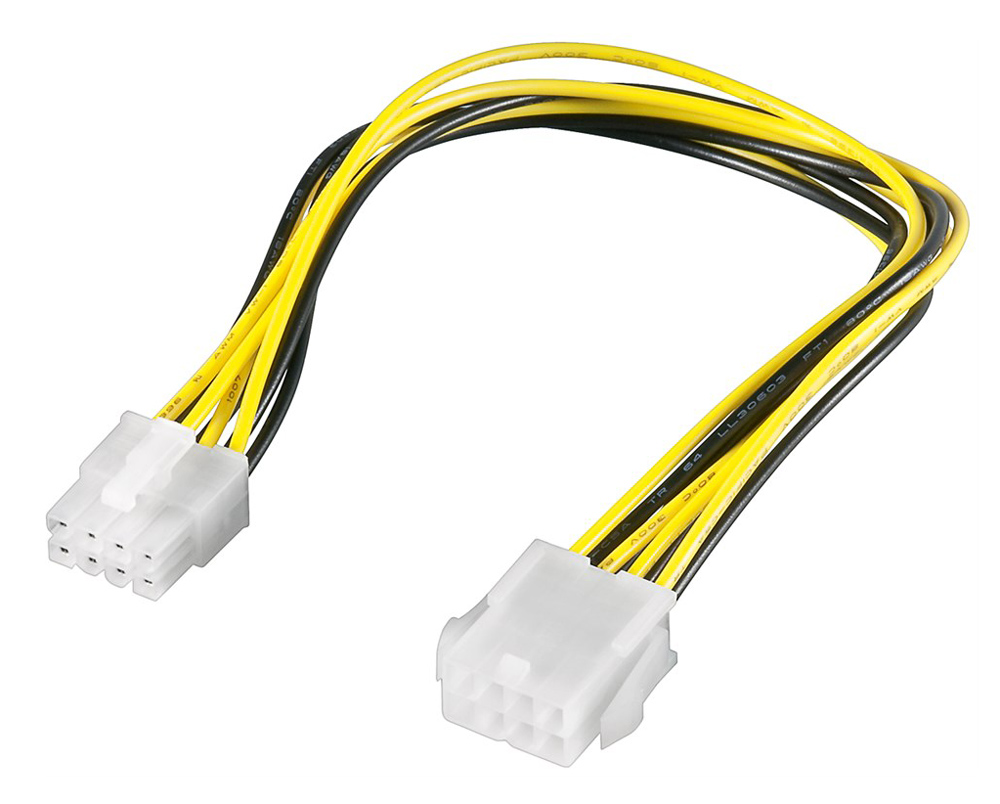 GOOBAY καλώδιο προέκτασης 8pin EPS 51361 GOOBAY καλώδιο προέκτασης 8pin EPS 51361