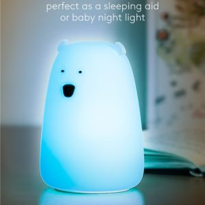 GOOBAY LED φωτιστικό νυκτός πολική αρκούδα 61647, RGB, επαναφορτιζόμενο, λευκό 3 επαναφορτιζόμενο