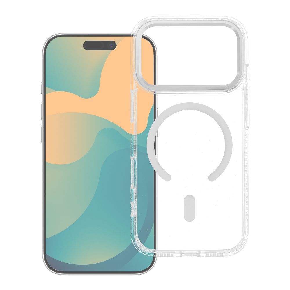 Case FRAME CLEAR HYBRID MAG COVER compatible with MagSafe for IPHONE 17 Pro transparent Case FRAME CLEAR HYBRID MAG COVER compatible with MagSafe for IPHONE 17 Pro transparent