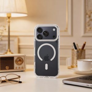 Θήκη iPhone 17 Pro Frame Clear Hybrid Mag Cover MagSafe Compatible Διάφανη 4 72c2b0fe854594dfb4f5dde5c74a5889