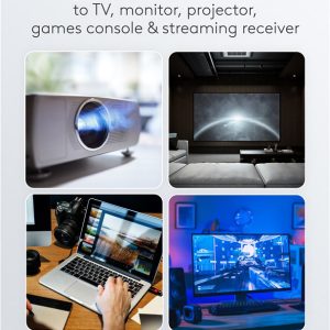 GOOBAY αντάπτορας DisplayPort 77129, 8K/144Hz, γωνιακός, μαύρος 4 μαύρος