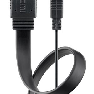 GOOBAY καλώδιο HDMI 77133 με Ethernet, flat, 8K/60Hz, 48 Gbps, 1m, μαύρο 4 48 Gbps