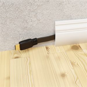 GOOBAY καλώδιο HDMI 77135 με Ethernet, flat, 8K/60Hz, 48 Gbps, 2m, μαύρο 2 flat