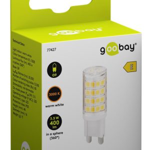 GOOBAY LED λάμπα 77427, G9, 3.5W, 3000K, 400lm 3 3.5W
