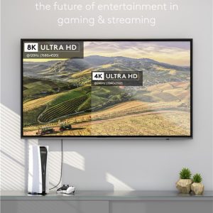 GOOBAY καλώδιο DisplayPort 77443, 8K/120Hz, 40 Gbps, 2m, μαύρο 4 2m