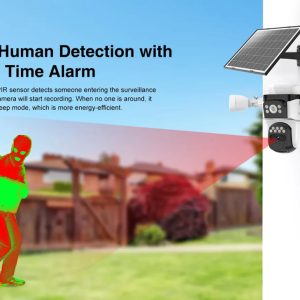 VSTARCAM smart ηλιακή κάμερα BG621SR, triple lens, 2MP, 4G, SD, PTZ, IP66 4 4G