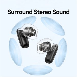 USAMS earphones με θήκη φόρτισης ID25, TWS, Φ13mm, 30/230mAh, λευκά 2 TWS