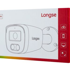 LONGSE IP κάμερα BMSC-2FCV2RC-28PMTF με μικρόφωνο, 2MP, 2.8mm, αδιάβροχη IP67, PoE 4 αδιάβροχη IP67