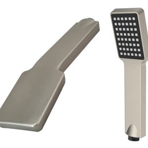 BRUNO σετ κεφαλή ντους με τηλέφωνο BRN-0264, αναμεικτική, εντοιχισμού, ασημί 4 ασημί