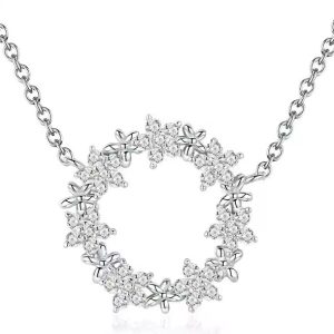 BAMOER κολιέ BSN028 με κυβική ζιρκόνια