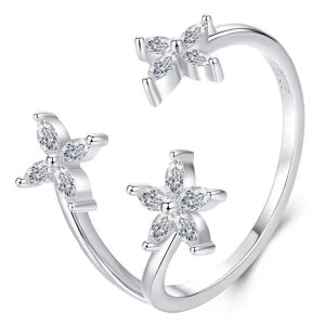 BAMOER δαχτυλίδι BSR710-E με κυβική ζιρκόνια