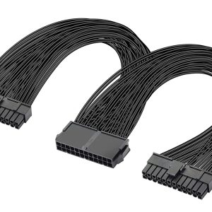 POWERTECH καλώδιο μητρικής 24pin σε 2x 24pin CAB-W052