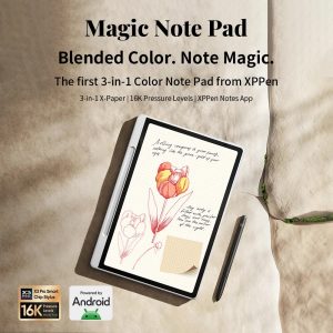 XP-PEN έγχρωμο ψηφιακό σημειωματάριο Magic Note Pad με γραφίδα, 10.95", 6/128GB, Android 14, 8000mAh, λευκό 2 10.95"
