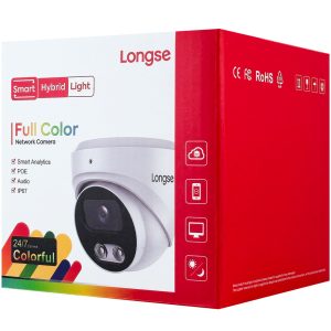 LONGSE IP κάμερα CMSBFCV5RC-28PM με μικρόφωνο, 5MP, 2.8mm, αδιάβροχη IP67, PoE 4 αδιάβροχη IP67