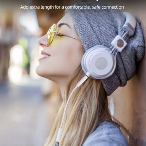 CABLETIME καλώδιο προέκτασης ήχου 3.5mm CT-AE35M, gold plated, 3m, μαύρο 3 3m