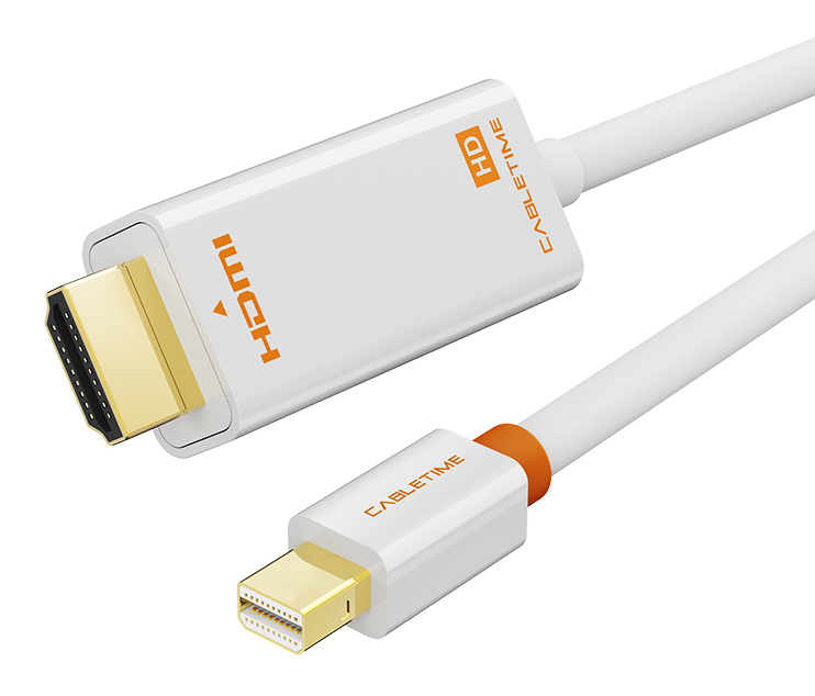 CABLETIME καλώδιο mini DisplayPort σε HDMI CT-AV588-03G CABLETIME καλώδιο mini DisplayPort σε HDMI CT-AV588-03G