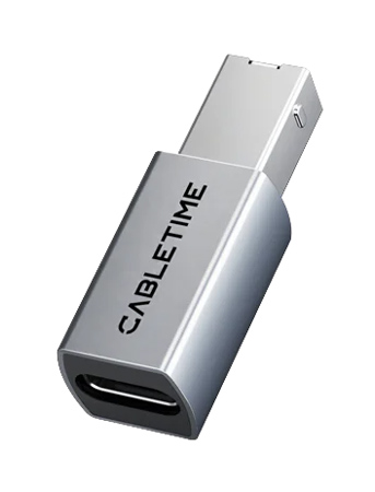 CABLETIME αντάπτορας USB-C σε USB Type B CT-CFBM2-AG CABLETIME αντάπτορας USB-C σε USB Type B CT-CFBM2-AG