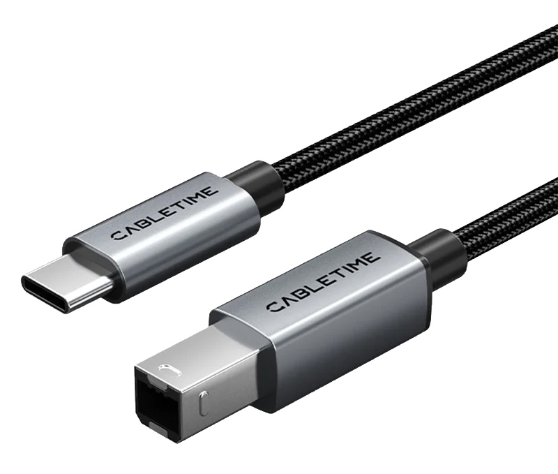 CABLETIME καλώδιο USB-C σε USB Type B CT-CMBM1 CABLETIME καλώδιο USB-C σε USB Type B CT-CMBM1