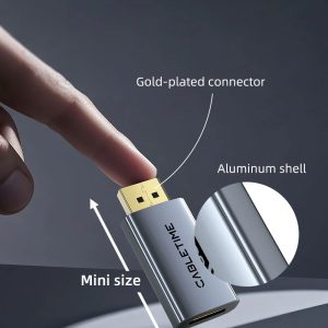 CABLETIME αντάπτορας DisplayPort σε HDMI CT-DMHF4K-AG3, 4K/30Hz, γκρι 2 4K/30Hz