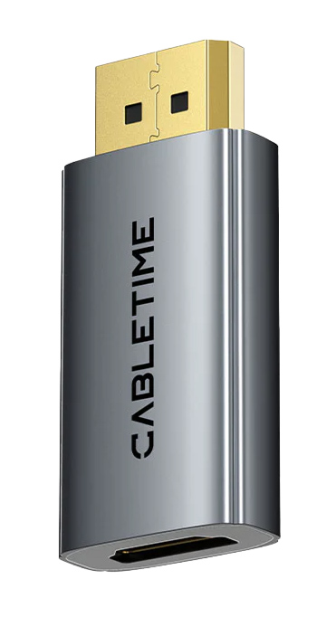 CABLETIME αντάπτορας DisplayPort σε HDMI CT-DMHF4K-AG3 CABLETIME αντάπτορας DisplayPort σε HDMI CT-DMHF4K-AG3