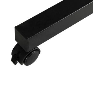 BRATECK γραφείο FWS10-6 με ρυθμιζόμενο ύψος & ροδάκια, 800x400x710~1110mm, μαύρο 4 FWS10 6 04