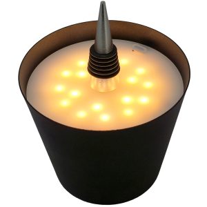POWERTECH LED φωτιστικό για μπουκάλι HLL-0197, ρυθμιζόμενο, επαναφορτιζόμενο, μαύρο 4 μαύρο