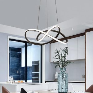 POWERTECH LED φωτιστικό οροφής HLL-0207, 48W, 4000K, Φ50cm x 120cm, μαύρο 3 4000K