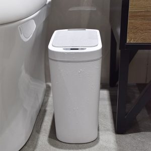 HOME USE κάδος απορριμμάτων HUH-0255 με φωτοκύτταρο, 7lt, λευκός 4 HUH 0255 3