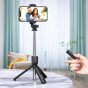 KAKUSIGA selfie stick KSC-1143 με τρίποδο, έως 70cm, Bluetooth, μαύρο 3 Bluetooth
