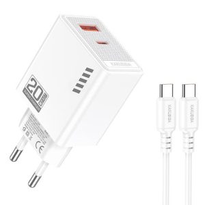 KAKUSIGA φορτιστής τοίχου KSC-1240 με καλώδιο USB-C