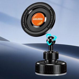 KAKUSIGA βάση smartphone αυτοκινήτου KSC-1718 για ταμπλό, μαγνητική, μαύρη 3 μαύρη