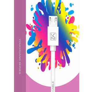 KAKUSIGA καλώδιο micro USB σε USB KSC-332, 2.4A, 480Mbps, 2m, λευκό 4 2m