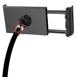 KAKUSIGA επιτραπέζια βάση smartphone/tablet KSC-463, μαύρη 3 KSC 463 2