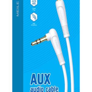 KAKUSIGA καλώδιο ήχου 3.5mm KSC-521, AUX, 90°, HiFi 1m, λευκό 3 90°
