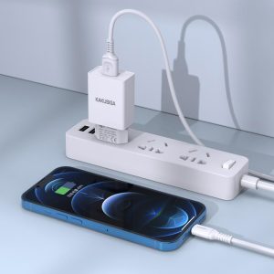 KAKUSIGA φορτιστής τοίχου KSC-930, USB, 2.4A, λευκός 2 USB