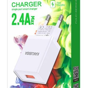 KAKUSIGA φορτιστής τοίχου KSC-930, USB, 2.4A, λευκός 4 λευκός