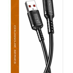 KAKUSIGA καλώδιο Lightning σε USB KSC-984, σιλικόνης, 3Α, 480Mbps, 1m, μαύρο 4 480Mbps