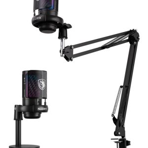 SADES gaming μικρόφωνο TYTO με βάση γραφείου & επιτραπέζια