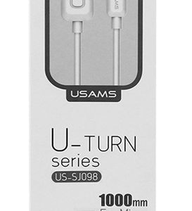 USAMS καλώδιο Micro USB σε USB US-SJ098, 10.5W, 1m, λευκό 2 10.5W