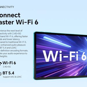 TECLAST tablet P33 με πληκτρολόγιο/ποντίκι/στυλό αφής/θήκη/βάση, 10.1", 3/64GB, Android 15, 6000mAh, μπλε 4 Android 15