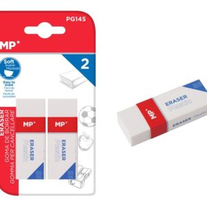 MP γόμα PG145, 65 x 23mm, λευκή, 2τμχ 1 MP γόμα PG145