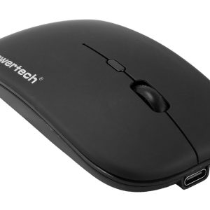 POWERTECH ασύρματο ποντίκι PT-1381, 2.4GHz & Bluetooth, έως 1600DPI, 500mAh, μαύρο 2 2.4GHz & Bluetooth